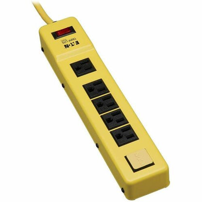 Tripp Lite Safety Power Strip 120V 5-15R 6 Outlet Metal 6' Cord OSHA -