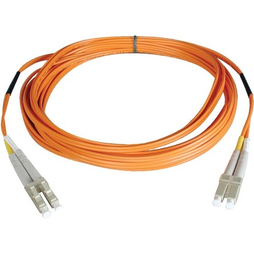 Cable de conexión dúplex de fibra óptica Tripp Lite - LC macho - LC macho - 7 m - Naranja