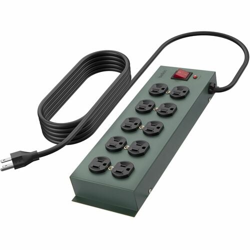 Parasurtenseur Belkin 10 prises en métal - Cordon de 4,5 m - Fiche droite - 8