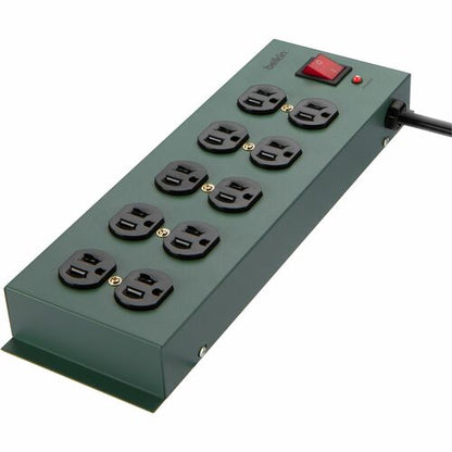 Parasurtenseur Belkin 10 prises en métal - Cordon de 4,5 m - Fiche droite - 8