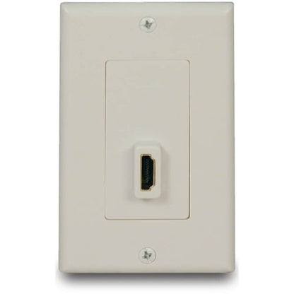 Placa de pared de paso a través de envío/recepción HDMI para cine en casa de Tripp Lite - 2 x tomas (