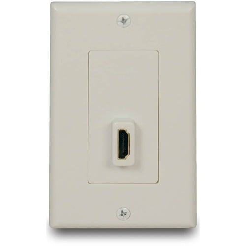 Plaque murale d'envoi/réception HDMI Tripp Lite pour home cinéma - 2 prises - HDMI