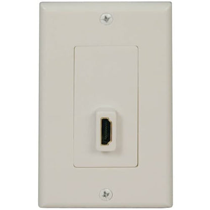 Placa de pared de paso a través de envío/recepción HDMI para cine en casa de Tripp Lite - 2 x tomas (