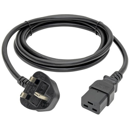 Tripp Lite 8ft Computer Power Cord UK Cable C19 to BS