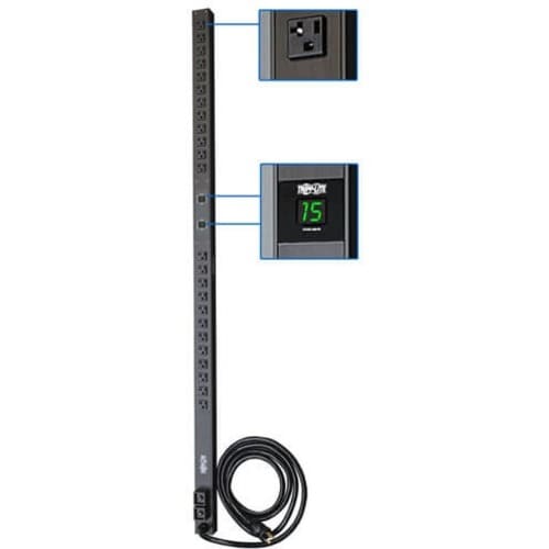 Tripp Lite PDUMV30 PDU avec compteur 120 V 30 A 24 prises - 24 x NEMA 5-15/20R