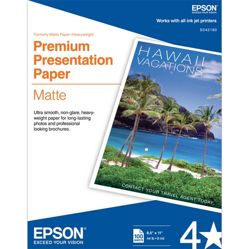 100-SHEET A4 MATTE PREMIUM PRESENTATION PAPER LETTER
