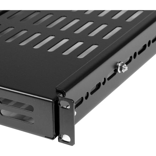 StarTech.com Support de montage pour rack ventilé 1U à profondeur réglable de 19,5 à 38 pouces