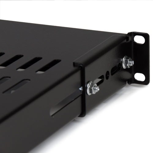 StarTech.com Support de montage pour rack ventilé 1U à profondeur réglable de 19,5 à 38 pouces