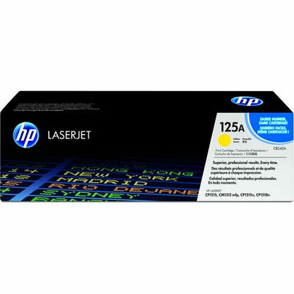 Cartucho de tóner láser de rendimiento estándar original HP 125A (CB542A)