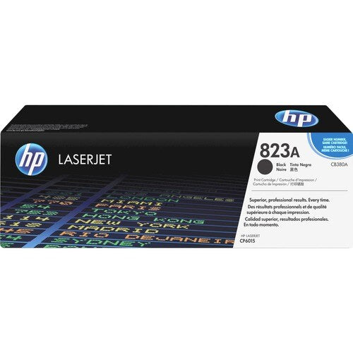 Cartucho de tóner láser original HP 823A (CB380A) - Paquete individual