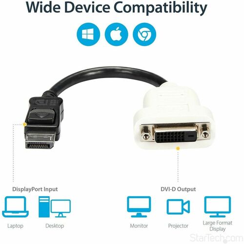 StarTech.com DisplayPort to DVI Adapter