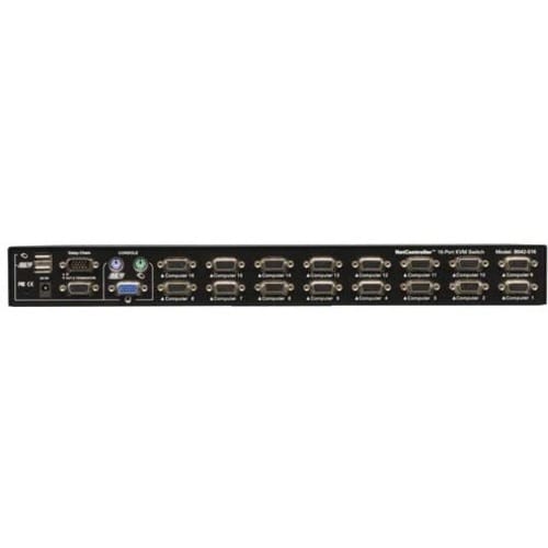 Tripp Lite 16-Port 1U Rackmount USB/PS2 KVM Switch - Steel Housing
