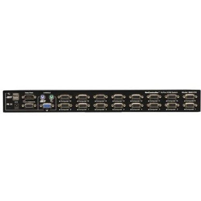 Tripp Lite 16-Port 1U Rackmount USB/PS2 KVM Switch - Steel Housing
