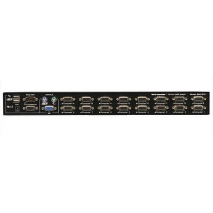 Tripp Lite 16-Port 1U Rackmount USB/PS2 KVM Switch - Steel Housing