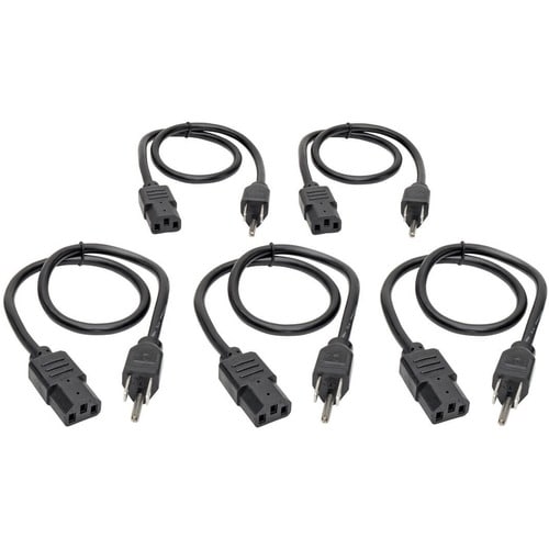 Tripp Lite 2ft Computer Power Cord Cable 5