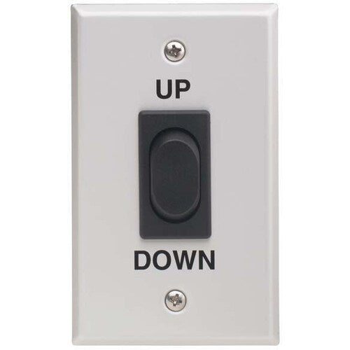 Chief ASP-401 Hard Wire Switch - Rocker Switch - Projector Lift - Alum