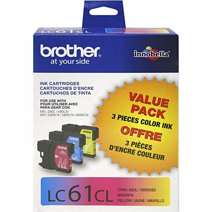 3PK LC613PKS CYAN MAGENTA .JAUNE POUR MFC-6490CW
