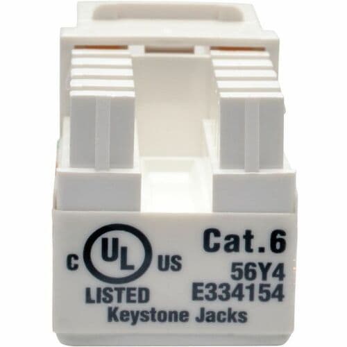 Conector Keystone de conexión a presión de 110 mm² de Tripp Lite by Eaton Cat. 6/Cat. 5e