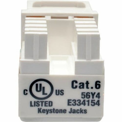 Conector Keystone de conexión a presión de 110 mm² de Tripp Lite by Eaton Cat. 6/Cat. 5e