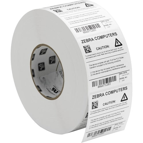 Zebra Label Polyester 4 x 2.5in Thermal Transfer Zebra Z-Ultimate 2000T 3 in cor