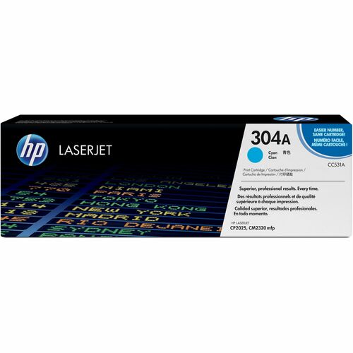 CARTOUCHE DE TONER CYAN POUR LASERJET COULEUR CP2025 CM2320 SER