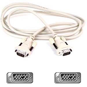 Belkin Pro Series VGA Monitor Signal Replacement Cable - HD-15 Male - HD-15 Male - 3.05m