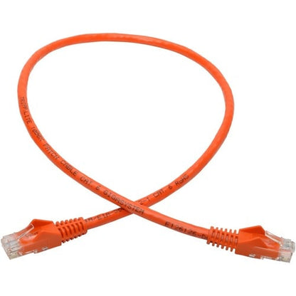 Tripp Lite by Eaton Gigabit N201-002-OR Cat.6 UTP Patch Network Cable - 2 ft (0.