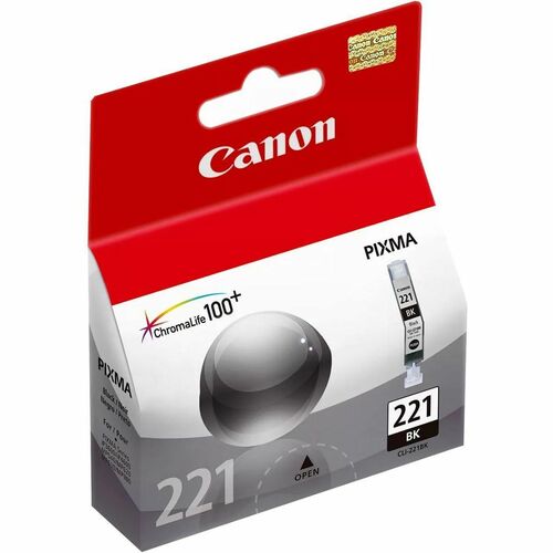 Canon CLI-221 Black Ink Cartridge - Inkjet - Black