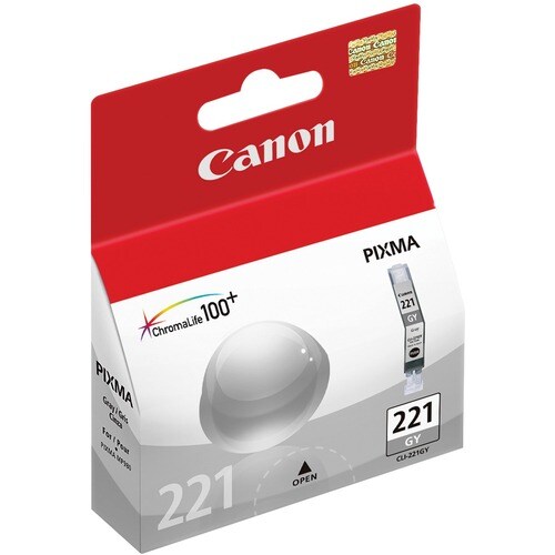 Cartouche d'encre grise Canon CLI-221 - Gris - Jet d'encre