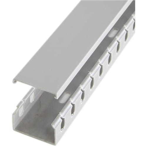 StarTech.com 2in x 1in Open Slot Wiring Cable Raceway Duct with Cover