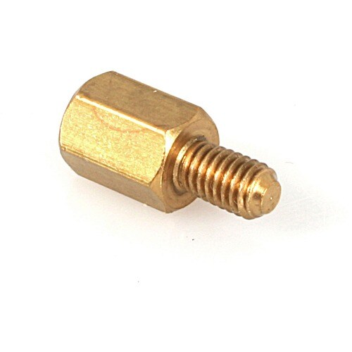 StarTech.com 6-32 Brass Motherboard Standoffs for ATX Computer Case -