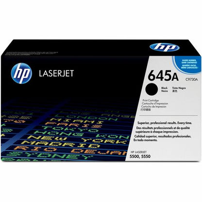 Cartucho de tóner láser original HP 645A (C9730A) - Paquete individual