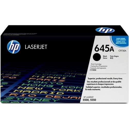 Cartucho de tóner láser original HP 645A (C9730A) - Paquete individual