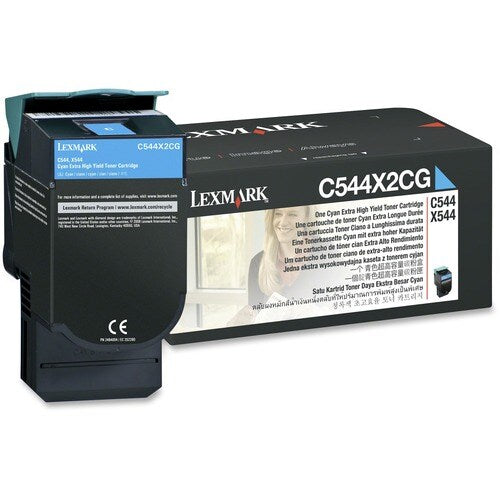 Lexmark Original Toner Cartridge - Laser - 4000 Pages - Cyan
