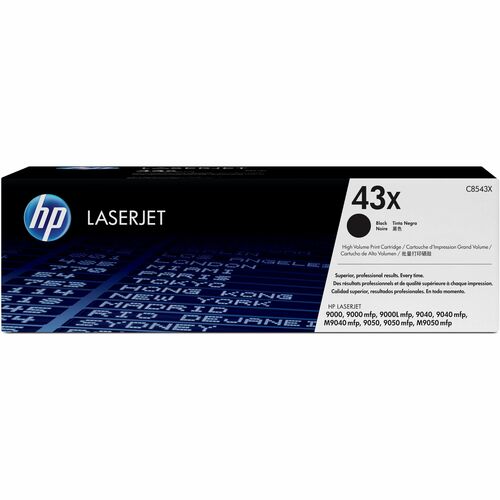 Cartucho de tóner láser original HP 43X (C8543X) - Paquete individual