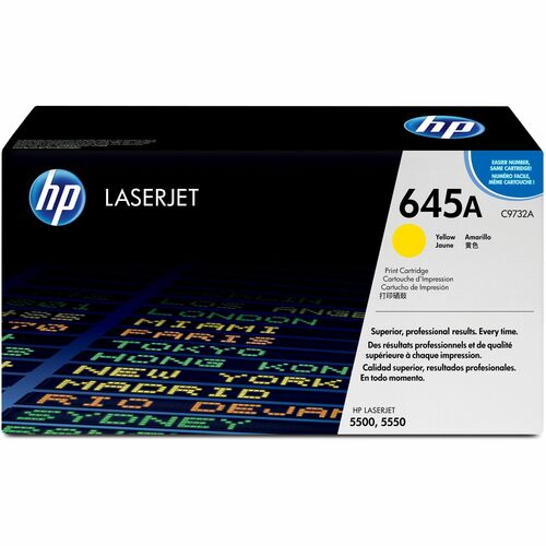 Cartucho de tóner láser original HP 645A (C9732A) - Paquete individual