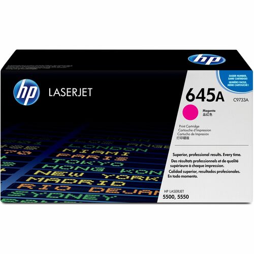 Cartucho de tóner láser original HP 645A (C9733A) - Paquete individual