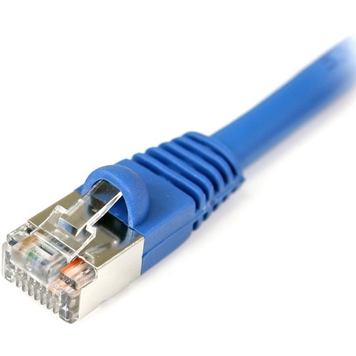 Câble patch Cat5e blindé anti-accroc bleu StarTech.com de 3 m