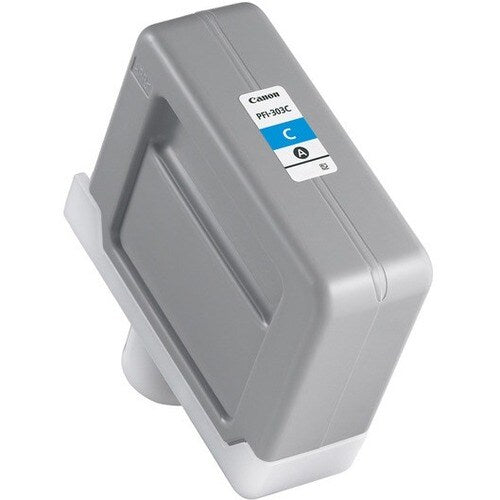 Cartouche d'encre jet d'encre d'origine Canon PFI-303C - Cyan - 1 paquet