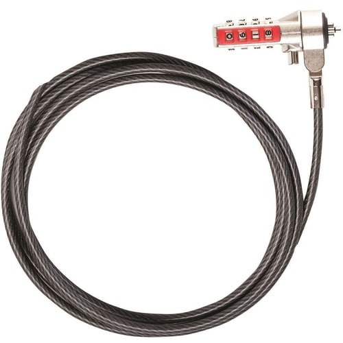Targus DEFCON CL (Candado con cable para portátil) - Candado de combinación - Acero galvanizado - 1