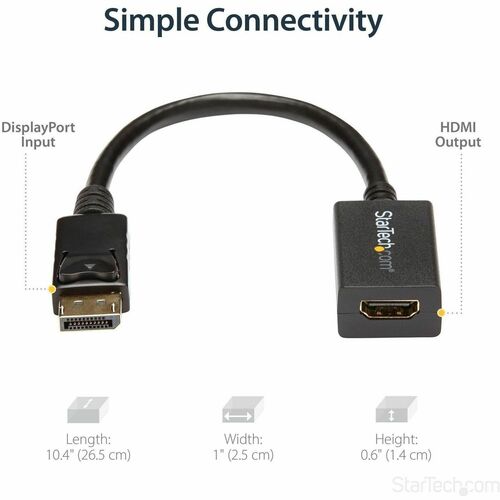 StarTech.com DisplayPort to VGA Adapter
