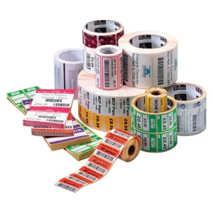 Zebra Label Paper 2.25 x 1.25in Direct Thermal Zebra Z-Select 4000D 1 in core -