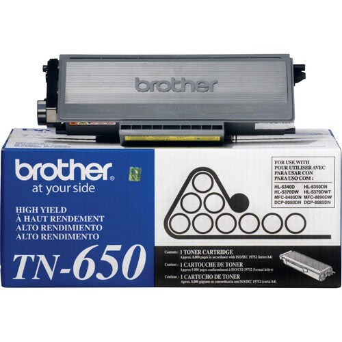 Cartouche de toner d'origine Brother TN650 - Laser - 8 000 pages