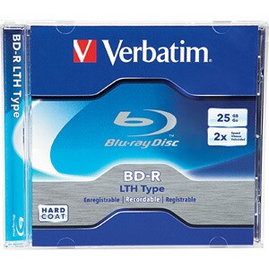 Disque Blu-ray enregistrable Verbatim LTH BD-R 2x - 25 Go - 120 mm