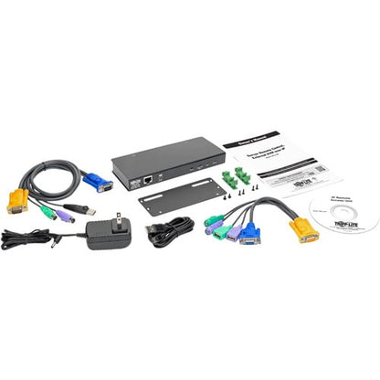 Tripp Lite B051-000 IP Remote Access KVM Switch - 1 x 1