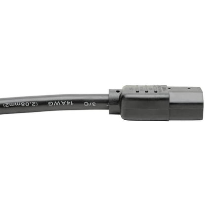 Cable de extensión de alimentación Tripp Lite de 2 pies C14 a C13 de alta resistencia 15 A 14