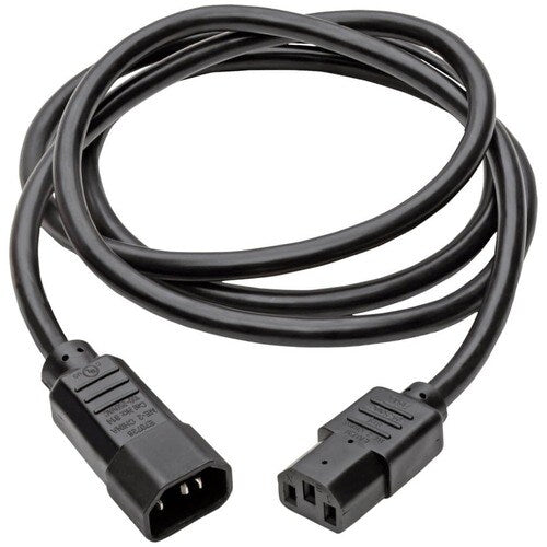 Tripp Lite 6ft Power Cord Extension Cable C14 to C13 Heavy Duty 15A 14