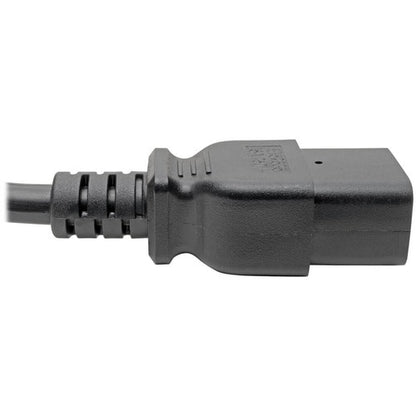 Tripp Lite 2ft Power Cord Extension Cable C19 to C14 Heavy Duty 15A 14AWG 2'