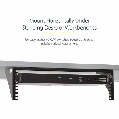 Support mural vertical pour rack StarTech.com 3U 19 pouces, pour panneau de brassage