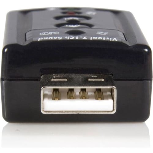 ADAPTATEUR DE CARTE SON EXTERNE USB 7.1 AUDIO STÉRÉO POUR PC OU ORDINATEUR PORTABLE